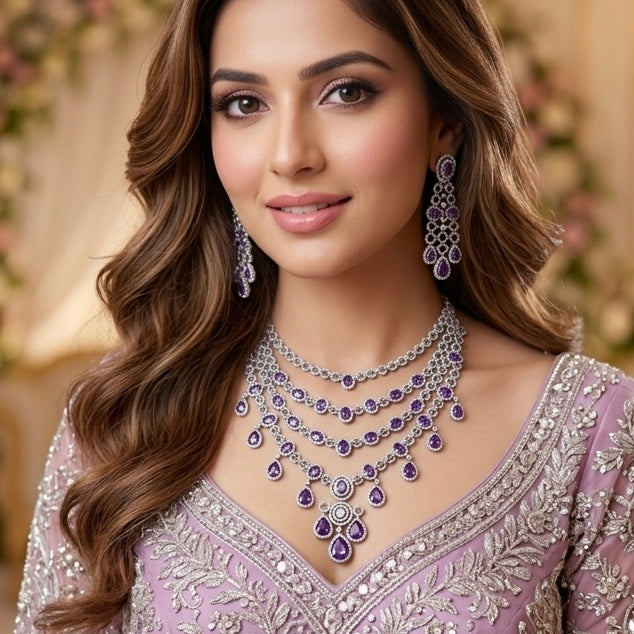 Royal Statement Four Layer Bridal Set