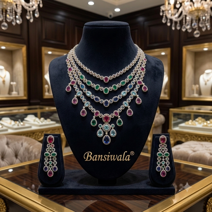 Royal Statement Four Layer Bridal Set