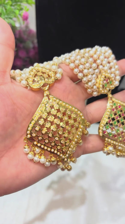 AMREEN — an exquisite Jadau pendant Style chic set