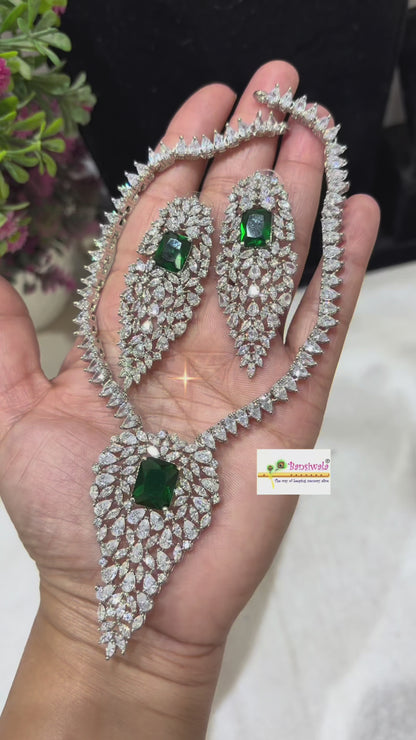 Premium Quality Lightweight Diamond Necklace Sets