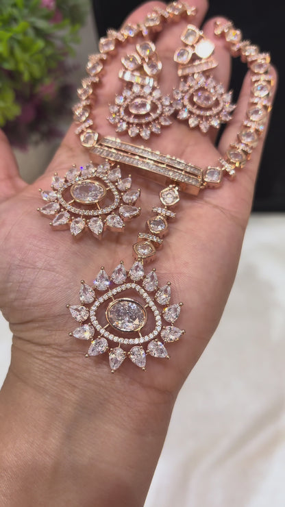 Premium Quality Lightweight Diamond Necklace Sets